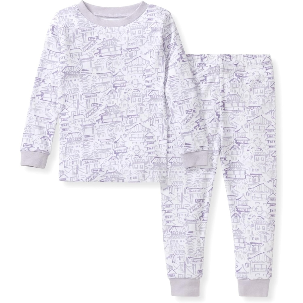 image:imageBurts Bees Baby Girls Organic Cotton Pajamas Toddler PJ Set 2PCKyoto