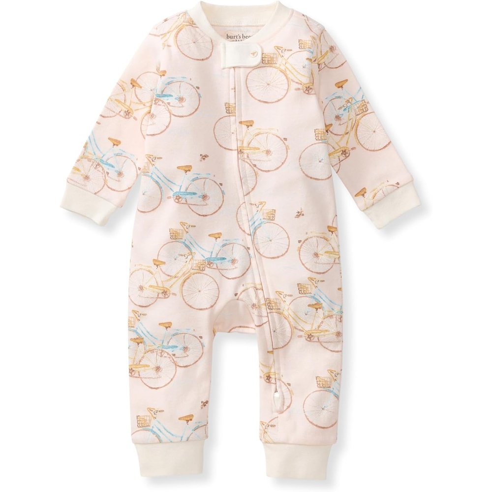 image:imageBurts Bees Baby Unisex Sleep and Play Pajama Footless OnePiece Zipper PJBicycles
