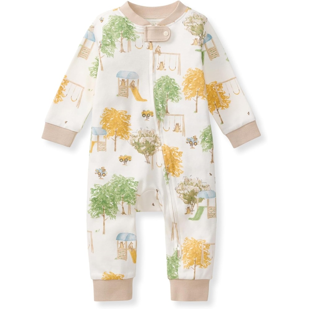 image:imageBurts Bees Baby Unisex Sleep and Play Pajama Footless OnePiece Zipper PJPlayground