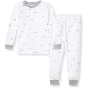 Burt’s Bees Baby Organic Cotton Pajamas for Boys, Toddler PJ Set, 2-PC(Blue Golden Bee)