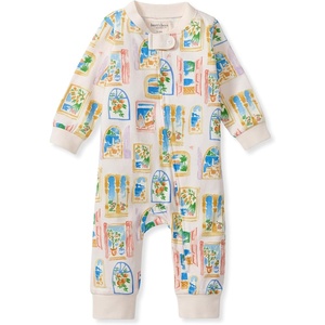 Burt’s Bees Baby Unisex Sleep and Play Pajama, Footless One-Piece Zipper PJ(Seaside View)