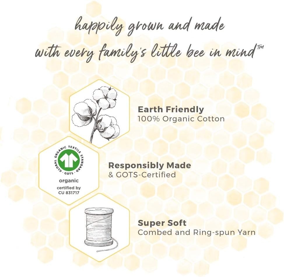 image:imageBurts Bees Baby Baby Boys Rompers 100 Organic Cotton Onepiece Coverall and Layette 2pack SetPrinted Diamond