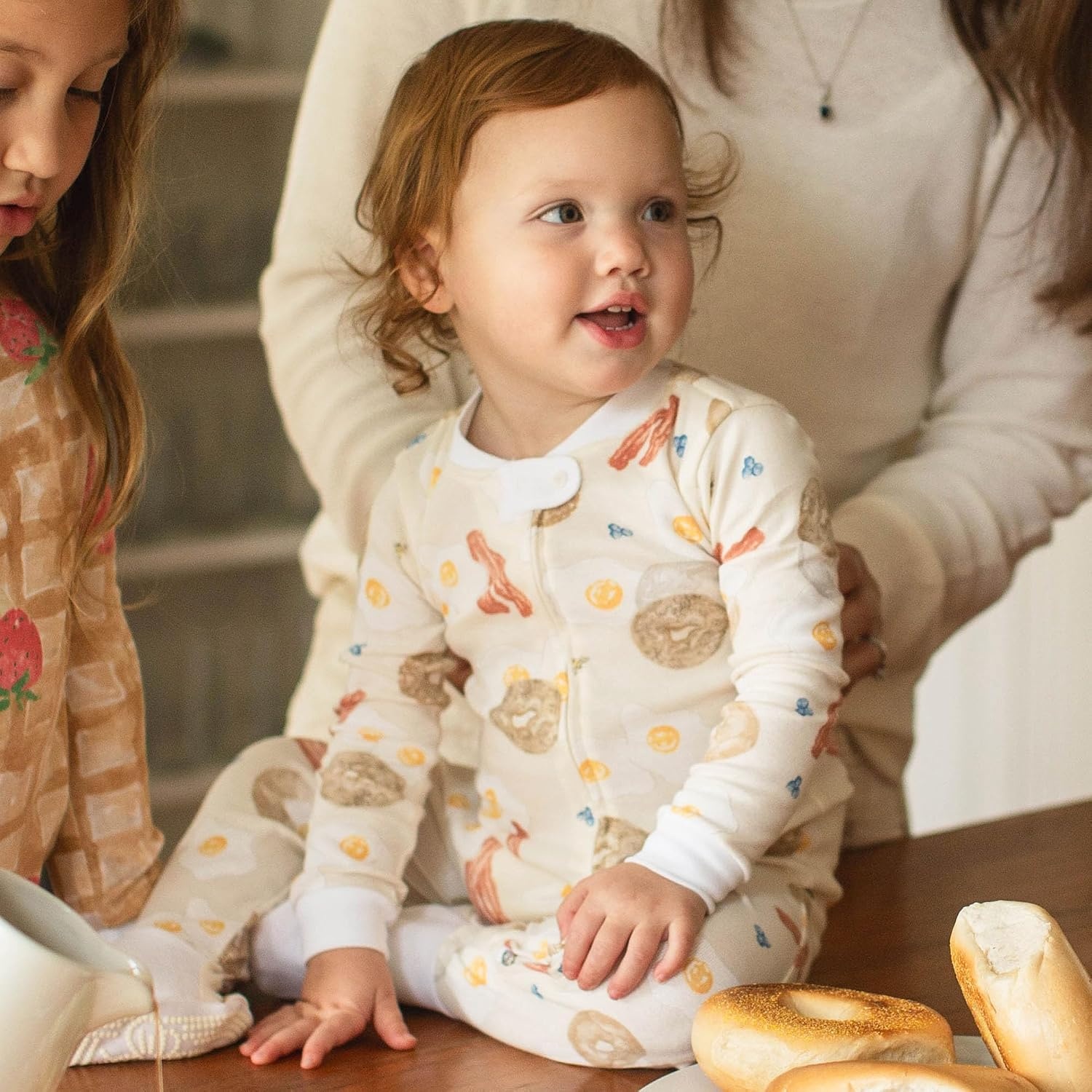 image:imageBurts Bees Baby Boys Organic Cotton Snug Fit Footed Sleeper PajamasEggs Coffee