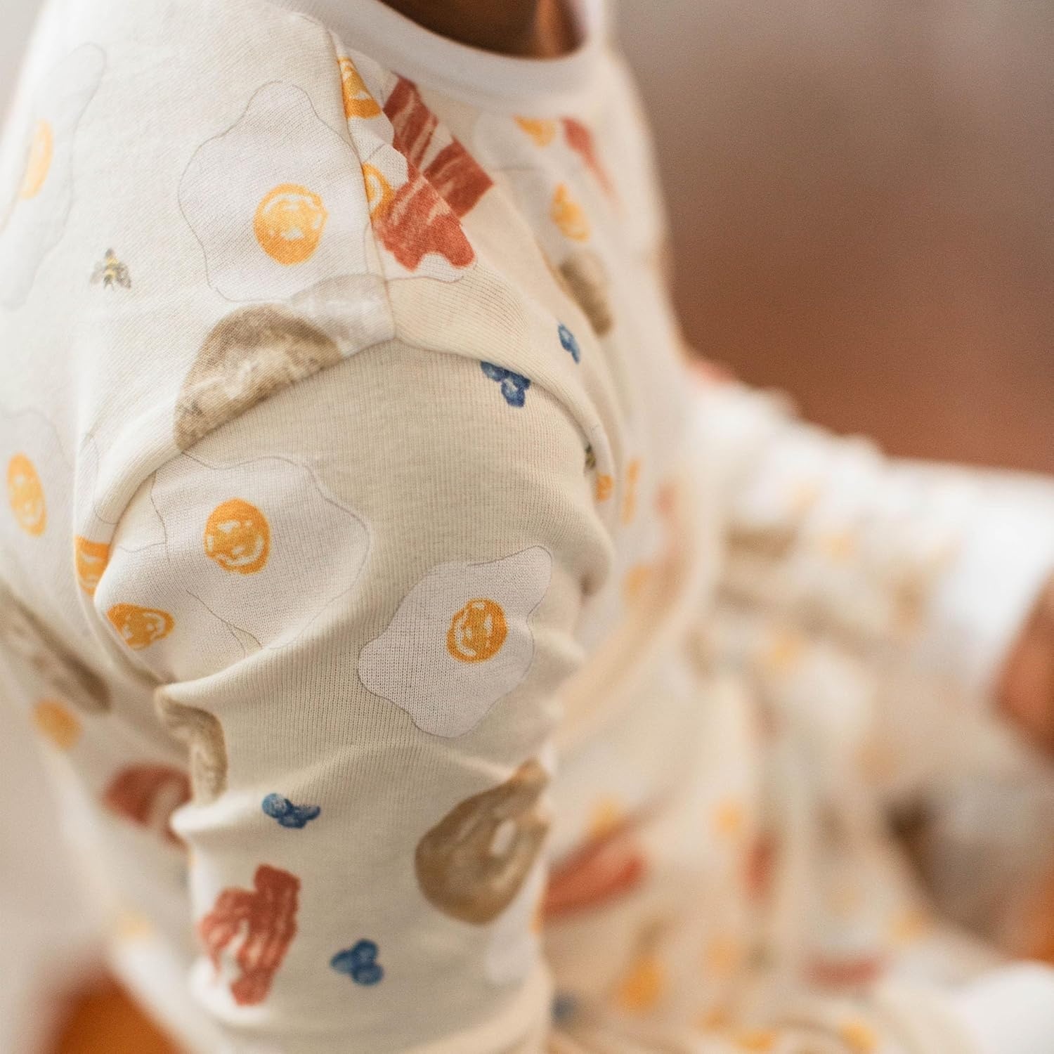 image:imageBurts Bees Baby Organic Cotton Pajamas for Boys 100 Cotton Pajama Set for Toddlers and Kids Soft and Stretchable FabricEggs Coffee