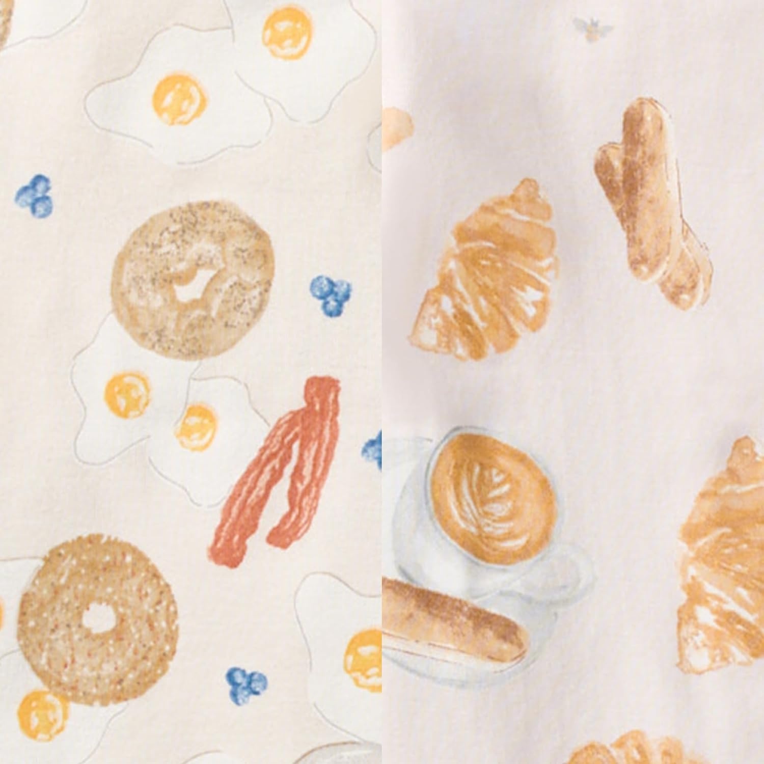 image:imageBurts Bees Baby Boys Organic Cotton Sleep and Play Footed Pajamas Easy zip front PJs feature a 2way zipper to ensure newborns have a restful nights sleepEggs Coffee