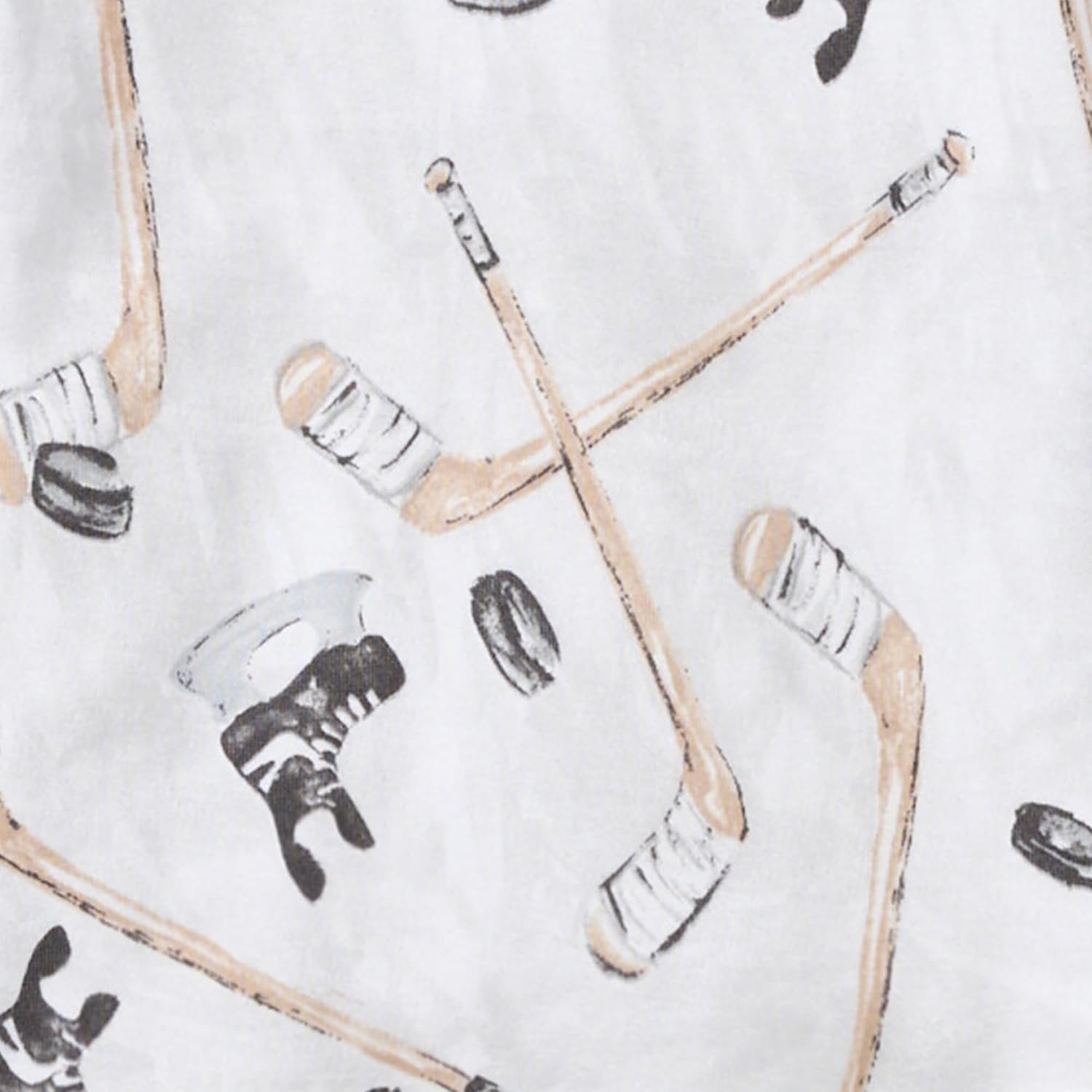 image:imageBurts Bees Baby Boys Organic Cotton Sleep and Play Footed Pajamas Easy zip front PJs feature a 2way zipper to ensure newborns have a restful nights sleepHockey Season