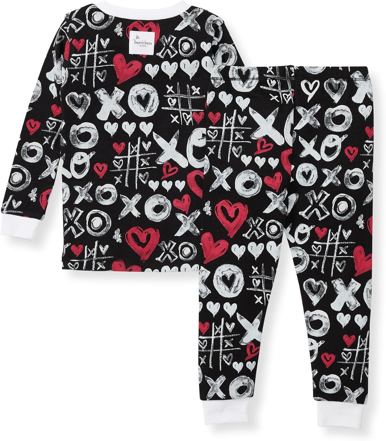 image:imageBurts Bees Baby Organic Cotton Pajamas for Boys Toddler PJ Set 2PC Soft cozy snug fitting pajamas feature stretchy ribbed cuffs and hand painted prints to make bedtime a breezeXo Doodles
