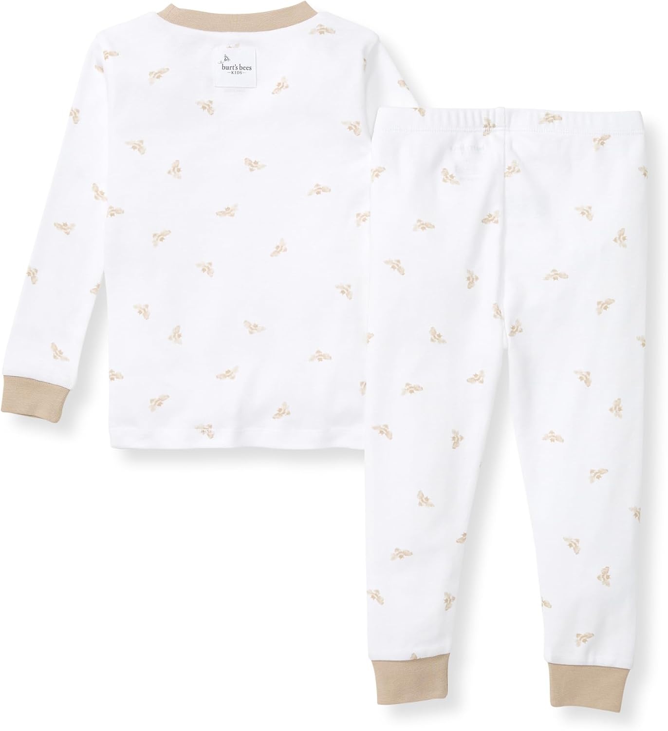 image:imageBurts Bees Baby Organic Cotton Pajamas for Boys Toddler PJ Set 2PC Soft cozy snug fitting pajamas feature stretchy ribbed cuffs and hand painted prints to make bedtime a breezeGolden Bee
