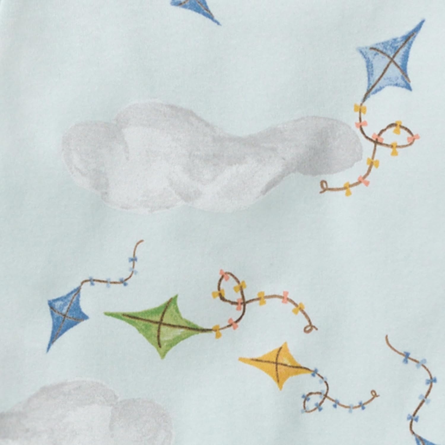 image:imageBurts Bees Baby Organic Cotton Pajamas for Boys Toddler PJ Set 2PC Soft cozy snug fitting pajamas feature stretchy ribbed cuffs and hand painted prints to make bedtime a breezeKite Festival