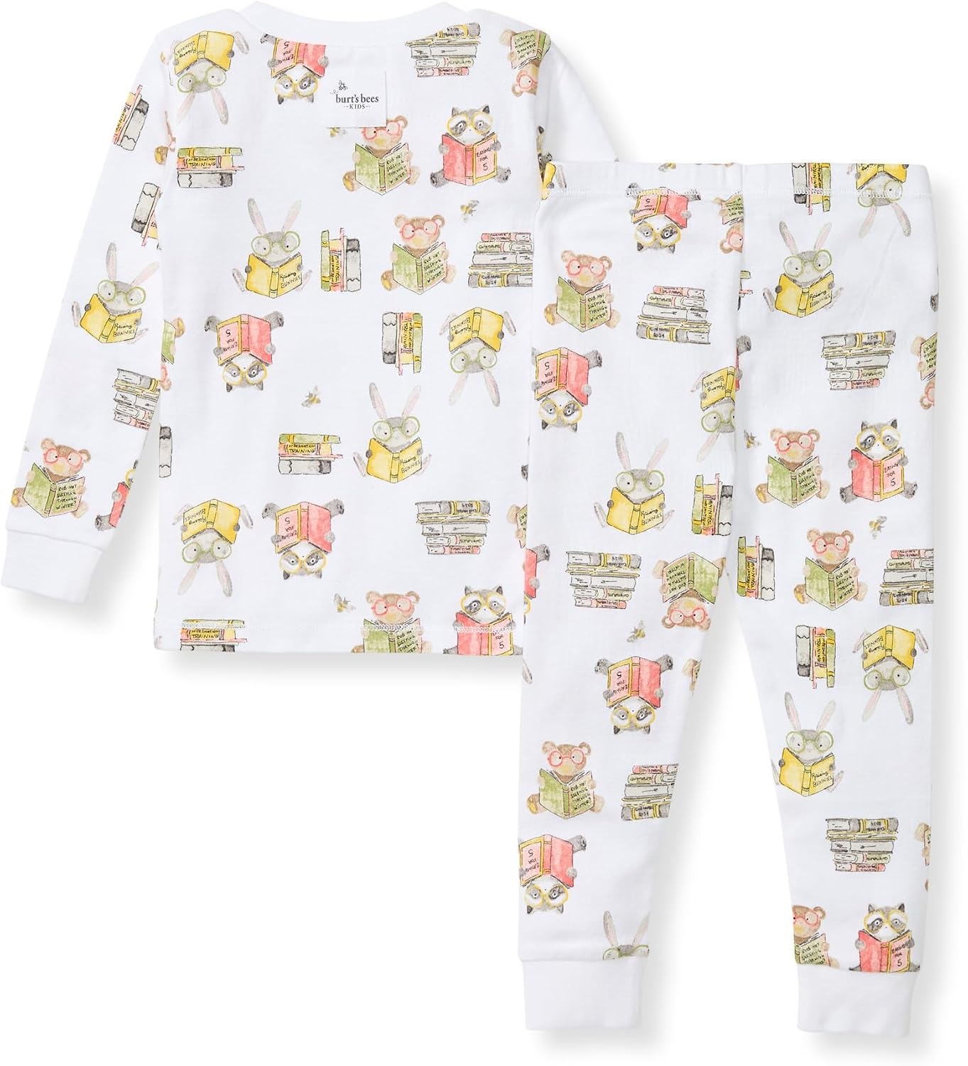 image:imageBurts Bees Baby Organic Cotton Pajamas for Boys Toddler PJ Set 2PC Soft cozy snug fitting pajamas feature stretchy ribbed cuffs and hand painted prints to make bedtime a breezeMama Guide