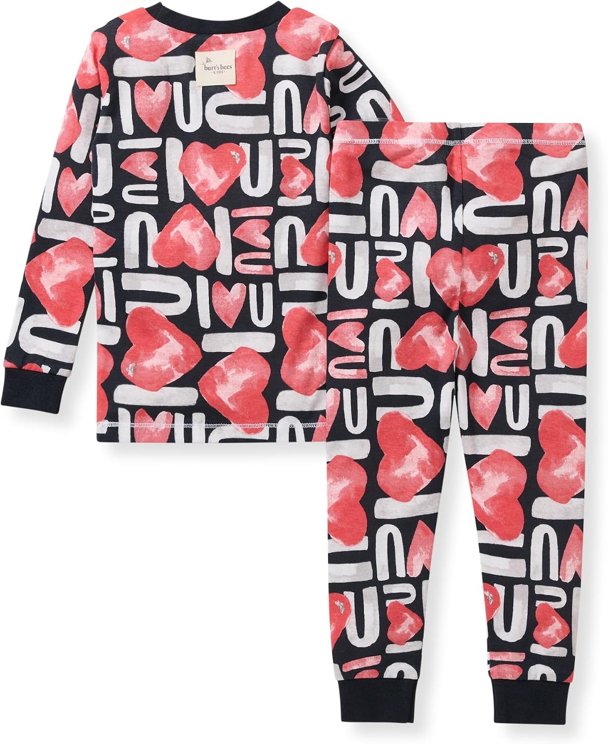 image:imageBurts Bees Baby Organic Cotton Pajamas for Boys Toddler PJ Set 2PC Soft cozy snug fitting pajamas feature stretchy ribbed cuffs and hand painted prints to make bedtime a breezeBig Love