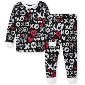 Burt’s Bees Baby Organic Cotton Pajamas for Boys, Toddler PJ Set, 2-PC | Soft, cozy, snug fitting pajamas feature stretchy ribbed cuffs and hand painted prints to make bedtime a breeze(Xo Doodles)