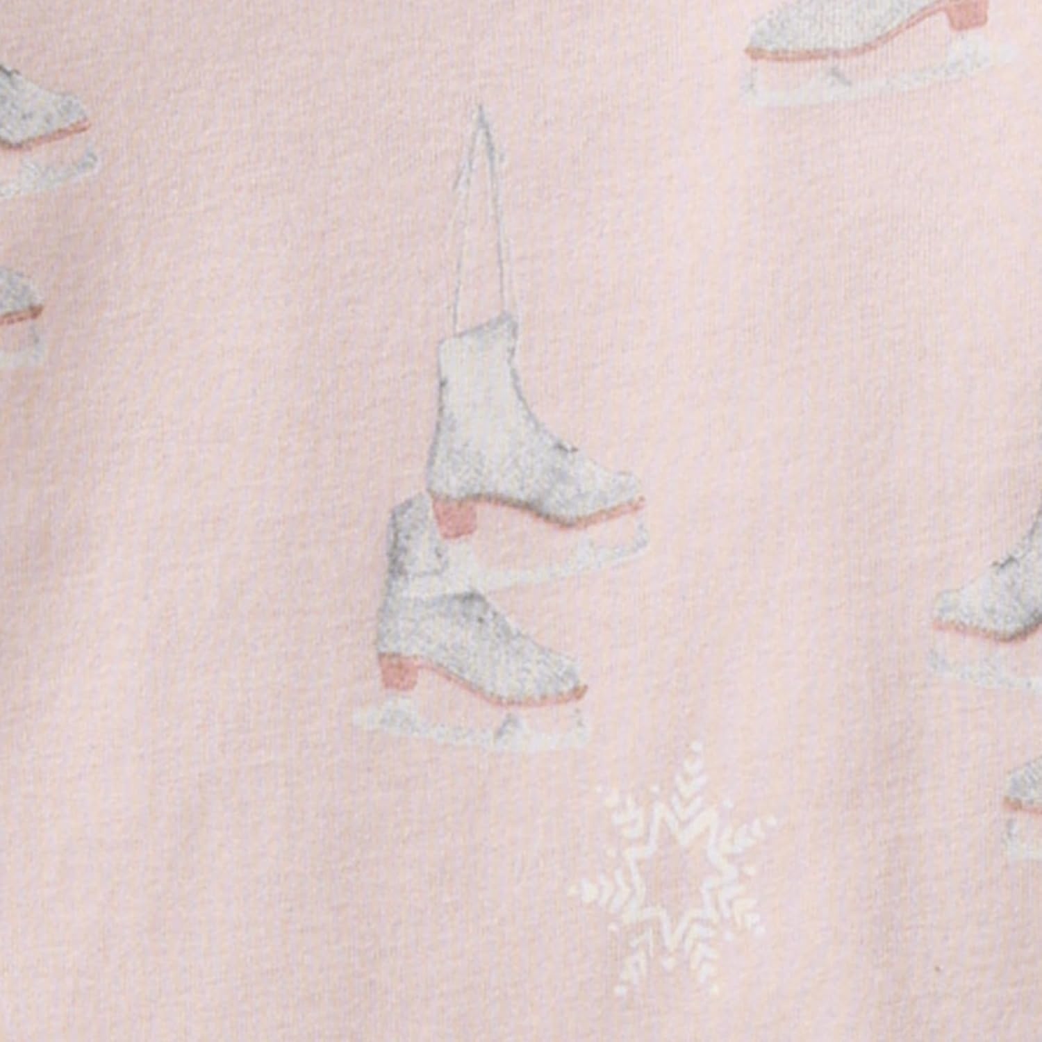 image:imageBurts Bees Baby Girls Organic Cotton Pajamas Toddler PJ Set 2PC Soft cozy snug fitting pajamas feature stretchy ribbed cuffs and hand painted prints to make bedtime a breezeIce Skates