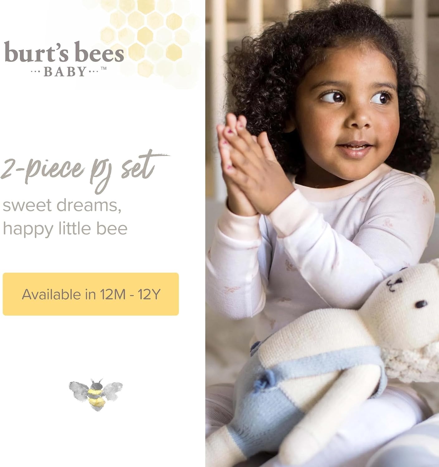 image:imageBurts Bees Baby Girls Organic Cotton Pajamas Toddler PJ Set 2PC Soft cozy snug fitting pajamas feature stretchy ribbed cuffs and hand painted prints to make bedtime a breezeKarate Creatures