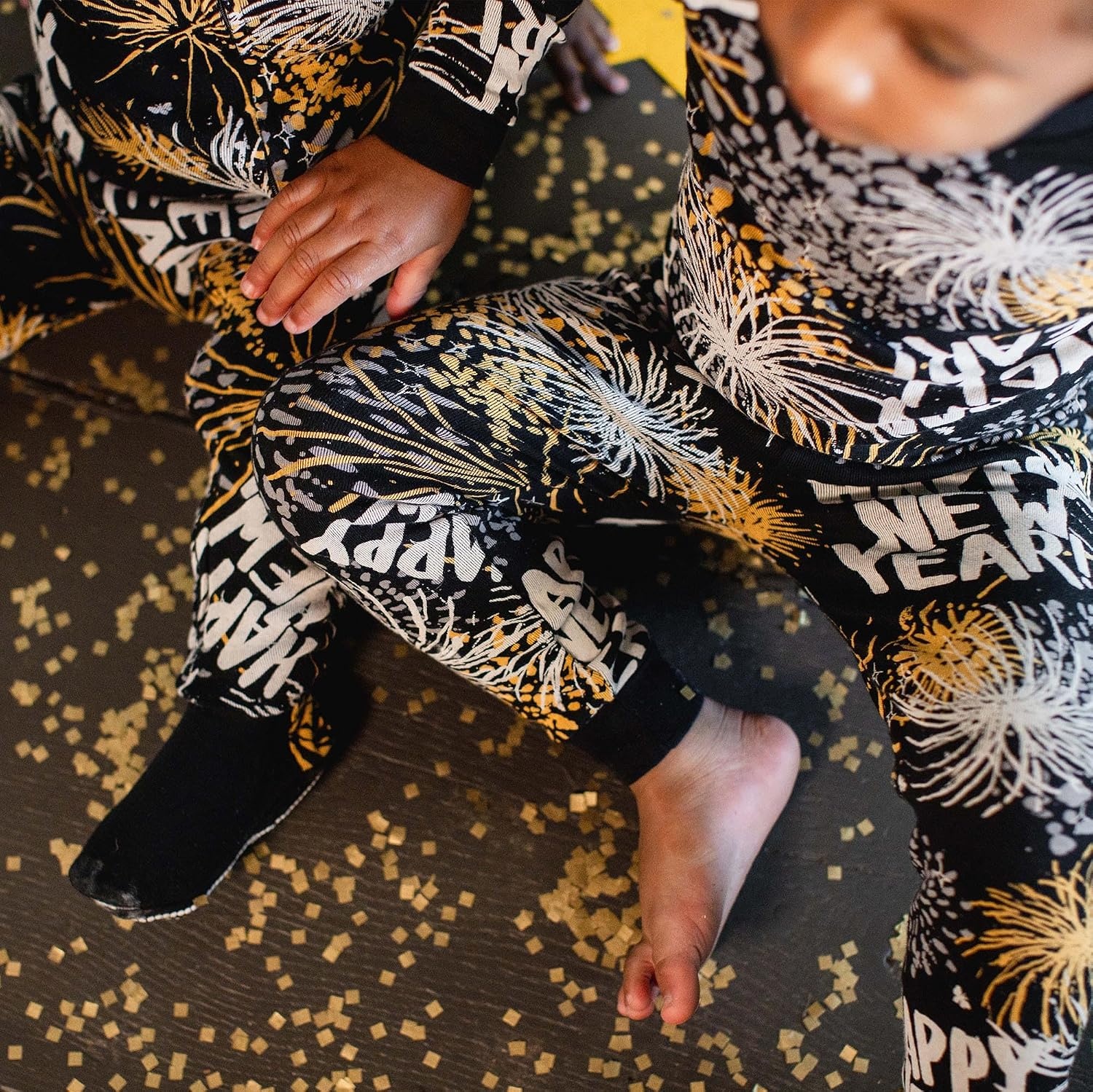 image:imageBurts Bees Baby Organic Cotton Pajamas for Boys Toddler PJ Set 2PC Soft cozy snug fitting pajamas feature stretchy ribbed cuffs and hand painted prints to make bedtime a breezeHappy New Year