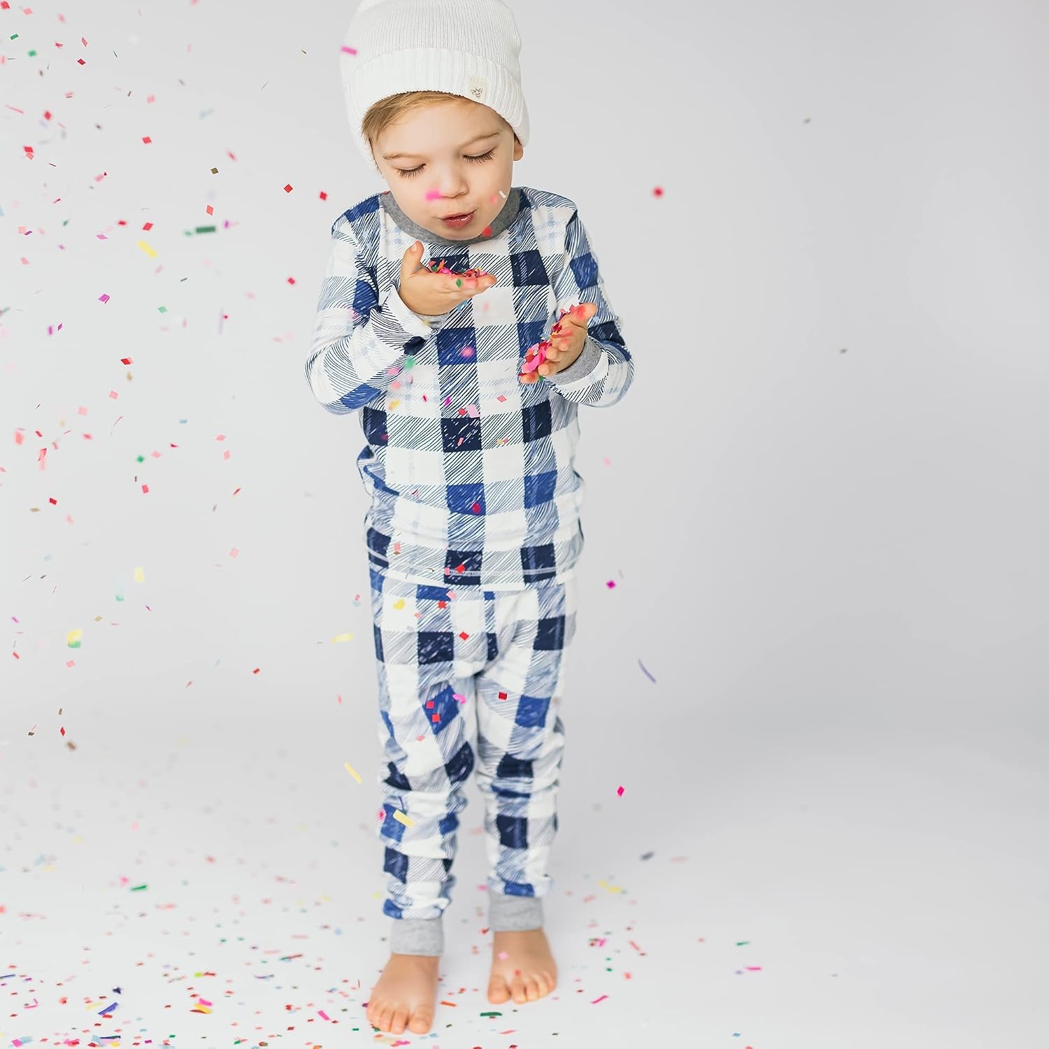 image:imageBurts Bees Baby Matching Family Jammies Organic Cotton Holiday PajamasFrozen Plaid