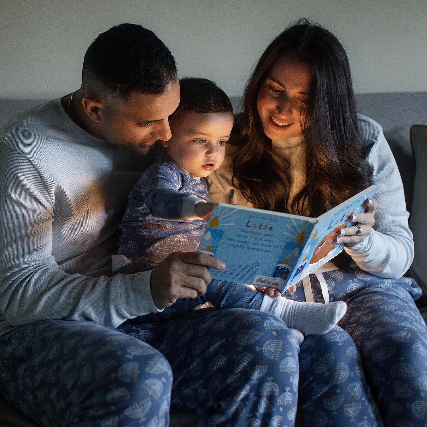 image:imageBurts Bees Baby Matching Family Jammies Organic Cotton Holiday PajamasMenorah