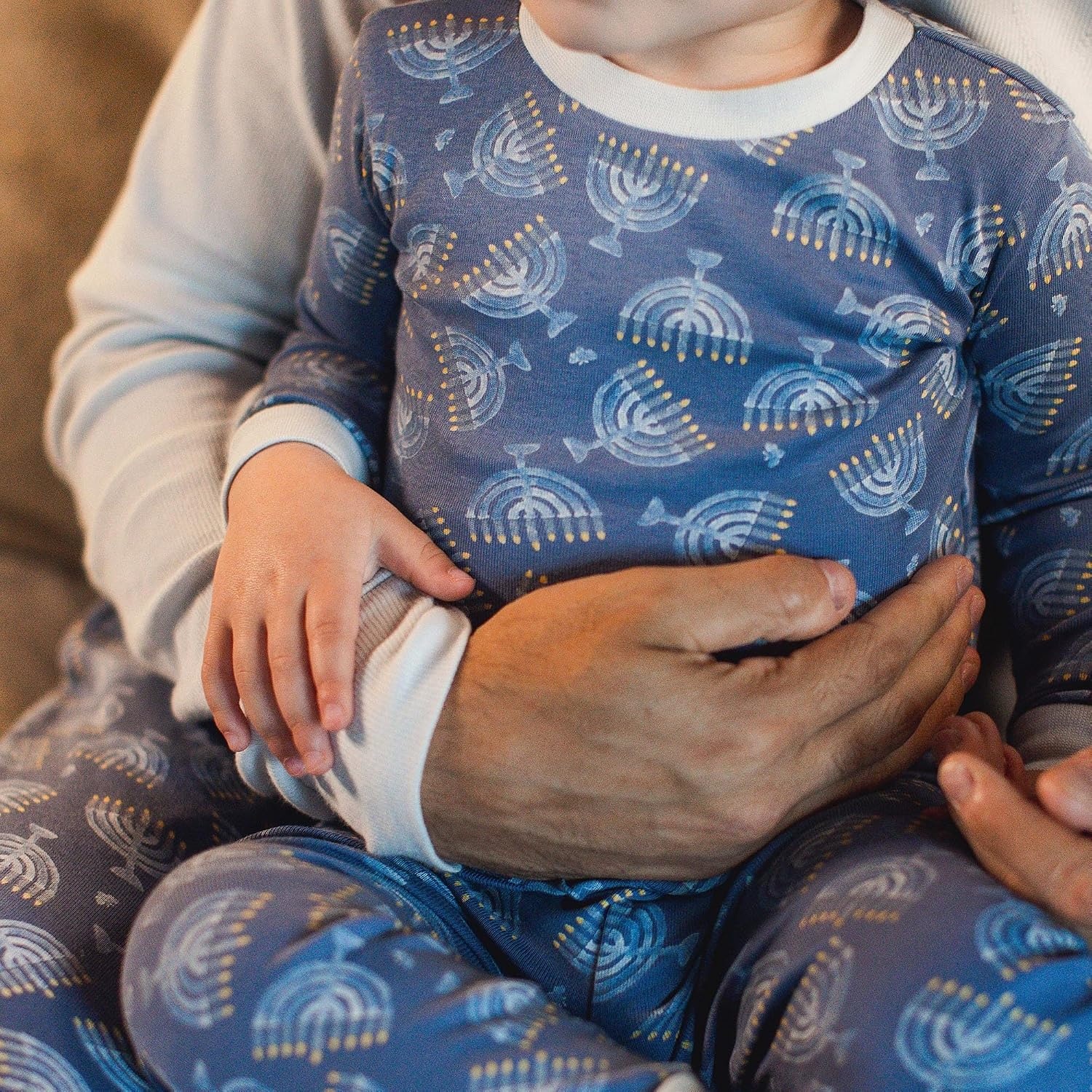 image:imageBurts Bees Baby Matching Family Jammies Organic Cotton Holiday PajamasMenorah