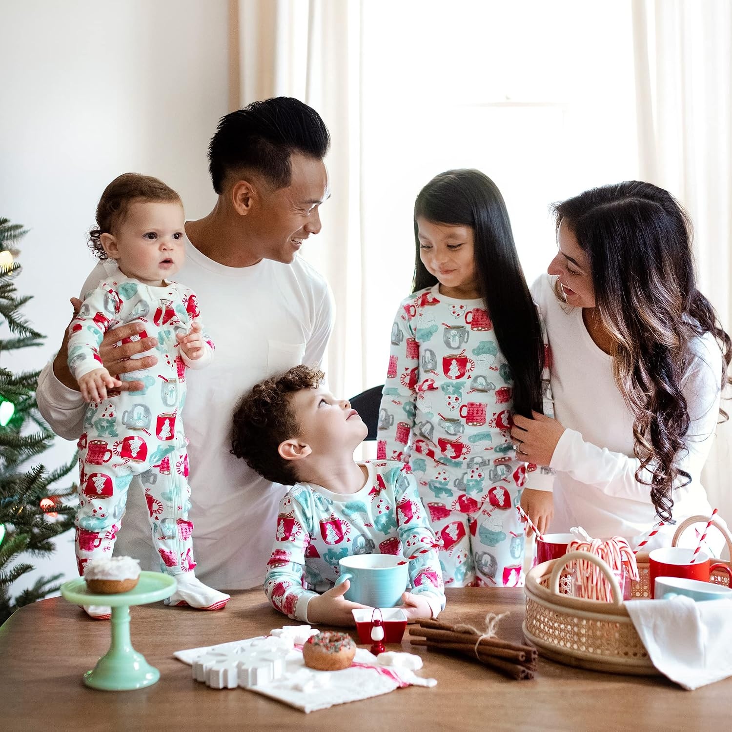 image:imageBurts Bees Baby Matching Family Jammies Organic Cotton Holiday PajamasMugs of Happiness