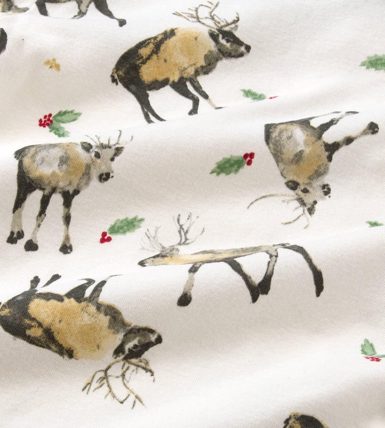 image:imageBurts Bees Baby Matching Family Jammies Organic Cotton Holiday PajamasNorthern Reindeer