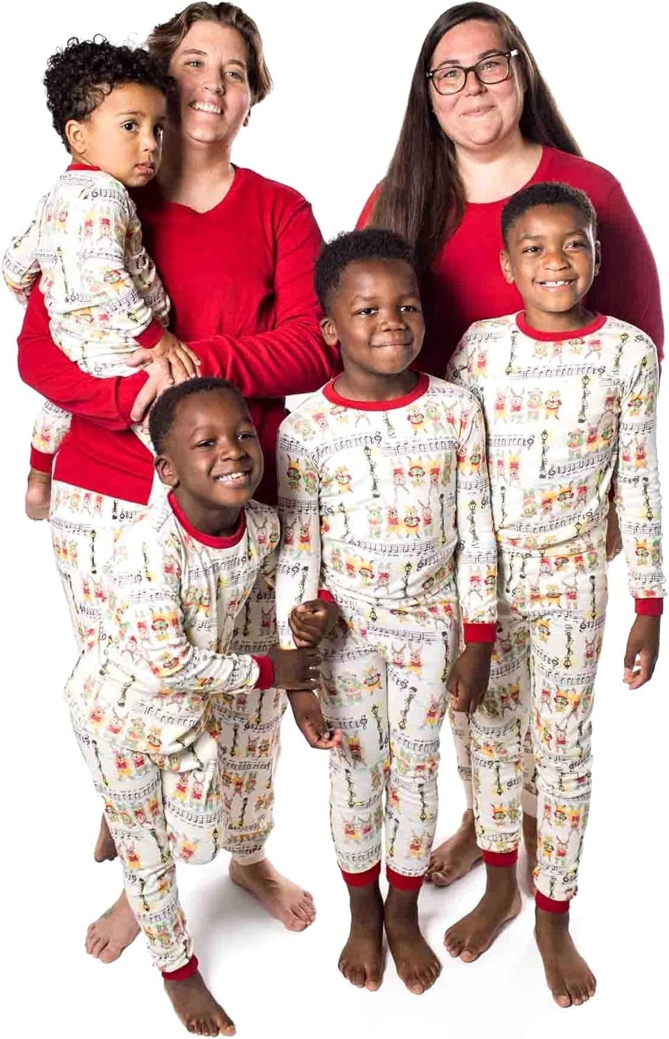 image:imageBurts Bees Baby Matching Family Jammies Organic Cotton Holiday PajamasSweet Carolers