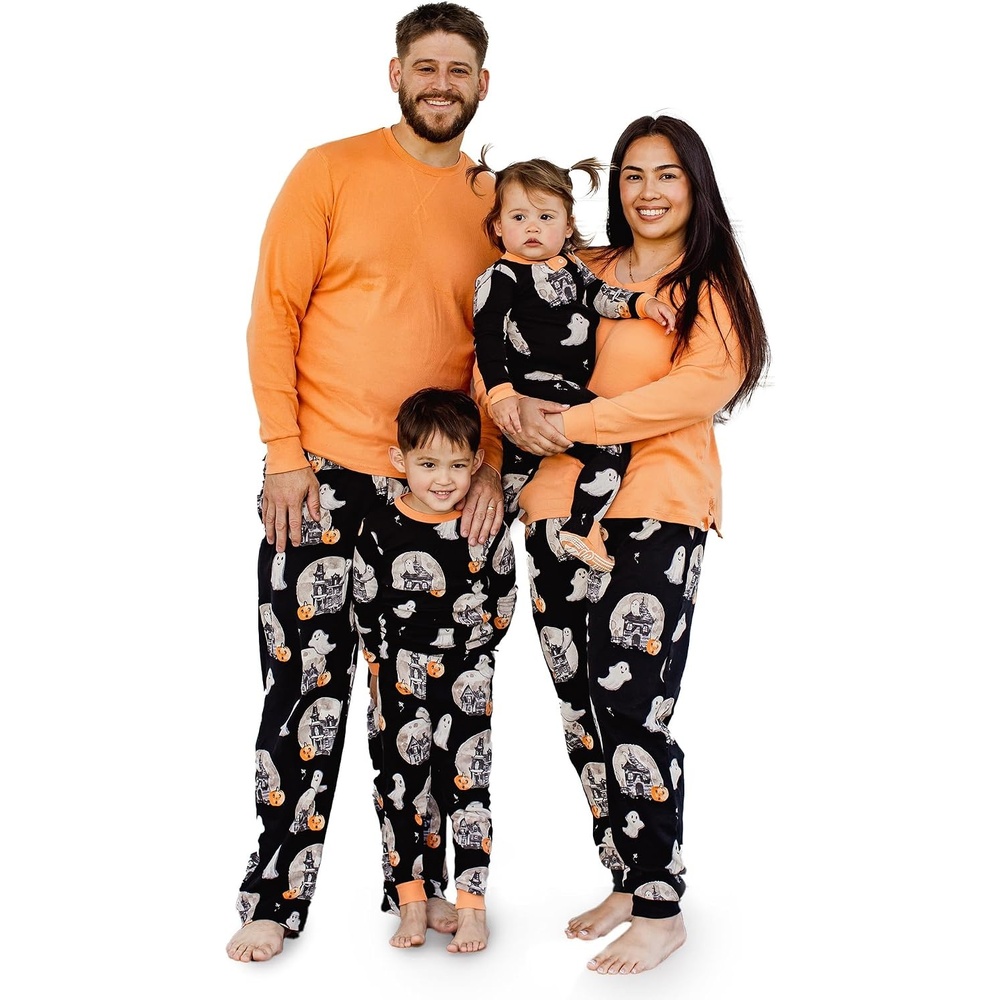image:imageBurts Bees Baby Matching Family Jammies Organic Cotton Holiday PajamasGhosts in the Night