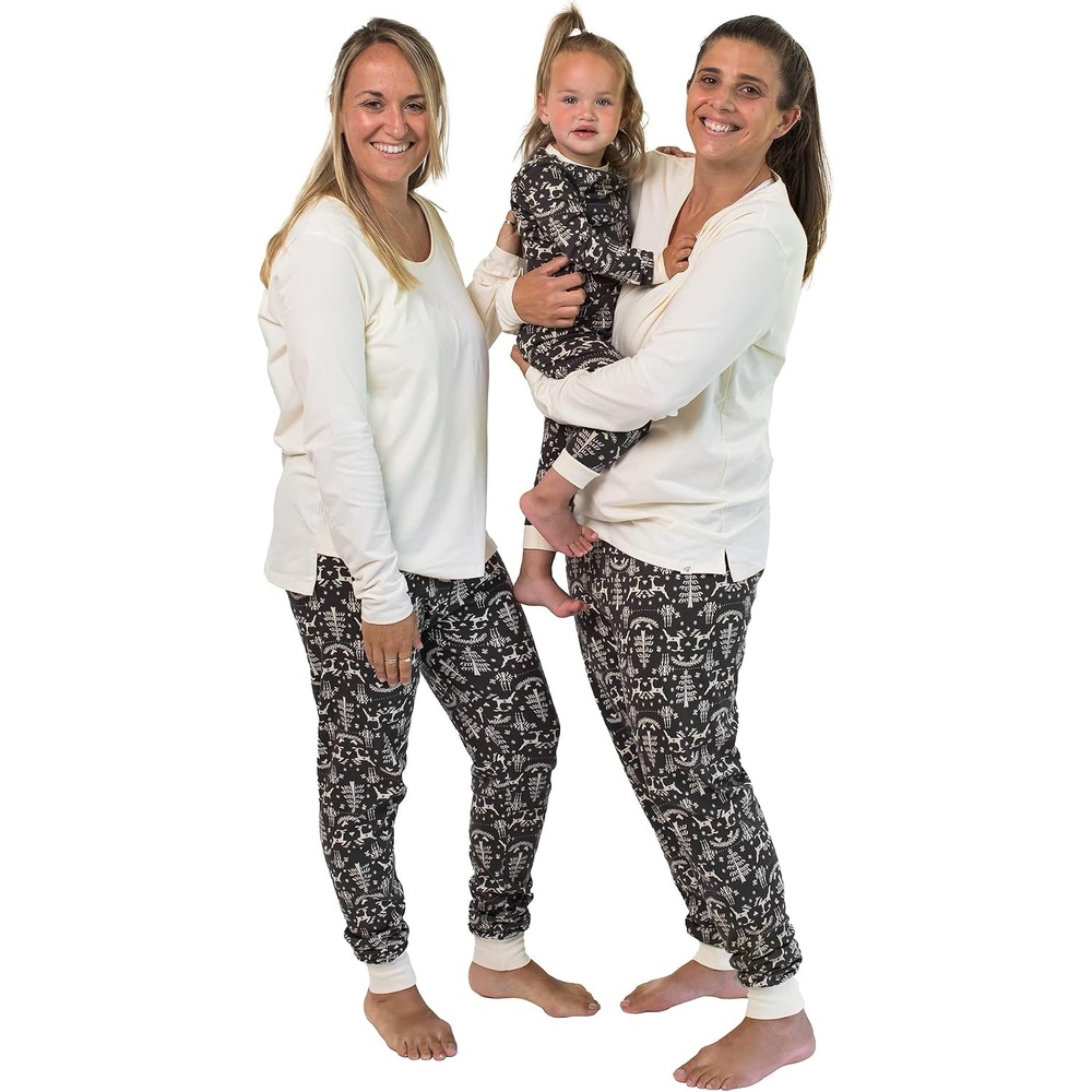 image:imageBurts Bees Baby Matching Family Jammies Organic Cotton Holiday PajamasScandi Fair Isle
