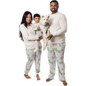 Burt’s Bees Baby Matching Family Jammies, Organic Cotton, Holiday Pajamas(Winter Cabin)